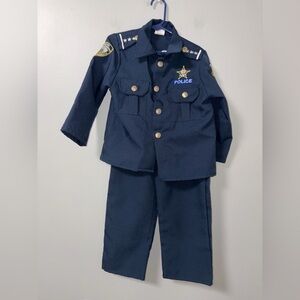 Dress up America Navy Deluxe Police Officer Costume Unisex 4T Halloween Dress up